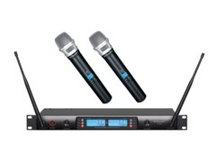 GTD Audio 2×100 Channel UHF Wireless Hand Held Microphone Mic System 622H