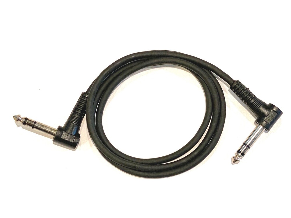 Right Angle 1/4″ TRS 3ft. Male to Male Cable for Digitech Jamman to FS3X Pedal
