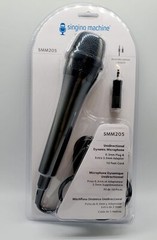 Singing Machine SMM-205 Unidirectional Dynamic Microphone with 10 Ft. Cord Black