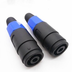 8x Female 4 Pole Conductor Cable Connector for SPEAKON Audio Loudspeaker C407