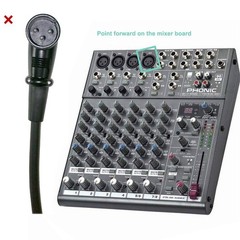 3ft Right Angle XLR Cable – 90° Male to Female, Balanced Microphone/DMX Cable