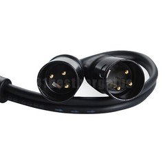 3-Pin XLR Female to Dual XLR Male Y Splitter Audio Adapter Cable for Microphone