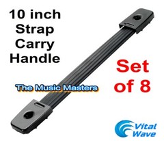 (8) Surface Mount Strap Carry Handles DJ Rack Case Speaker Cabinet Box Handle