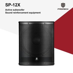 PRORECK SP-12X 12″ 1000W Active PA DJ Subwoofer Class-D DSP Bass Cabinet Pro