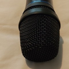 Wireless Handheld/Stand-Held Microphone with On/Off Switch, Black