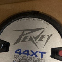Peavey Electronic Corp VTG 44XT Titanium Driver w/Adapter 8 ohm Made In USA -NIB