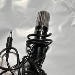 Zenith 8B-60-01 Wired Handheld/Stand-Held Microphone 3.5mm TS Black/Silver