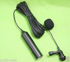 195″ Cords XLR 3Pin Phantom Power Lavalier Lapel Microphone For Mixer Console