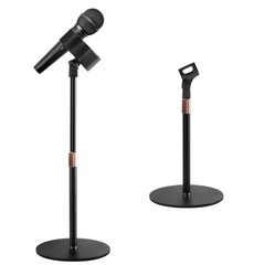 916.5″ Desktop Microphone Mic Stand Adjustable HeavyDuty 4.5 lb Weighted Base