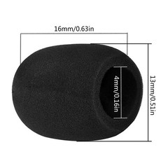 Mini-size Mic Cover Handheld Microphone Accessories Mic Sponge Repair Parts