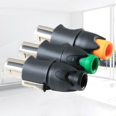 Plugs Amplifier to Speaker Twist Lock 4 Cores Connector Audio Plug 5-Colour