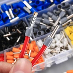 800 Pcs Wire Ferrule Connectors Kit, AWG 22-10 Ferrules Terminals…