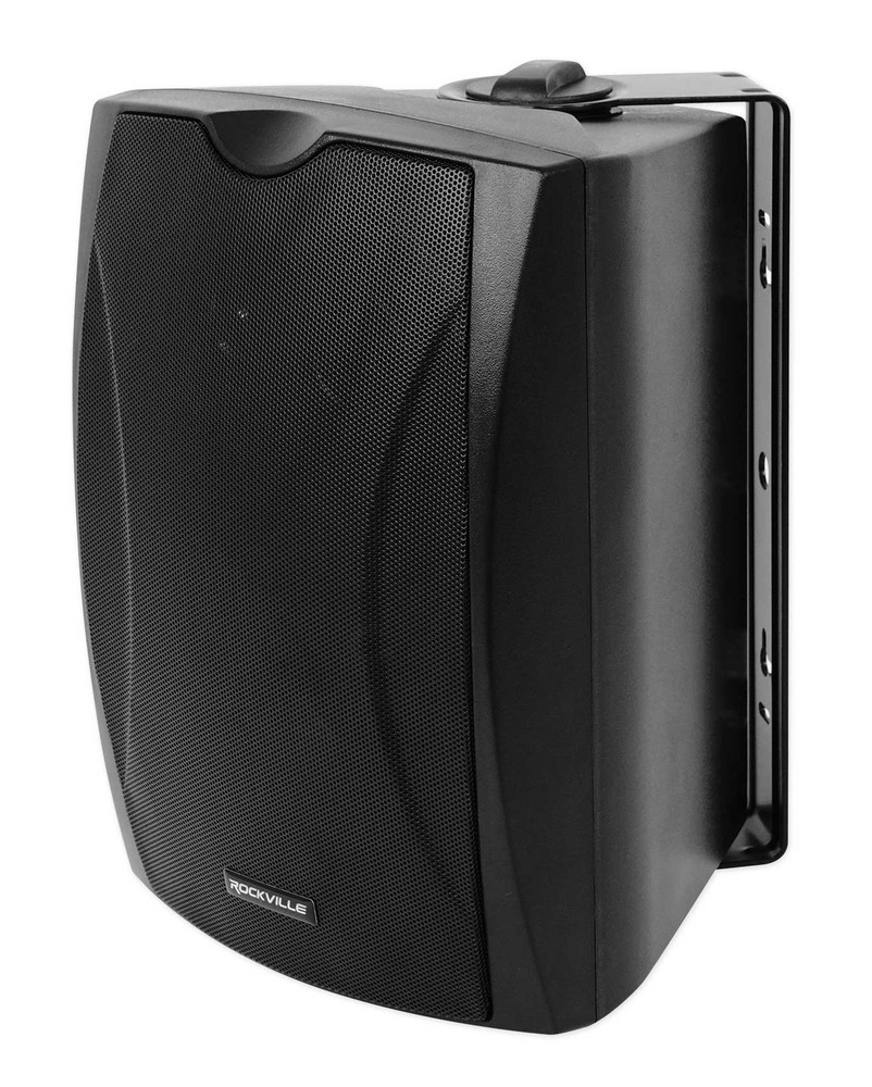 Rockville WET-6B 70V 6.5″ IPX55 Commercial Indoor/Outdoor Wall Speaker – Black