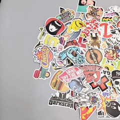NEW 100 Skateboard Stickers Bomb Vinyl Laptop Luggage Decals Dope Sticker Lot