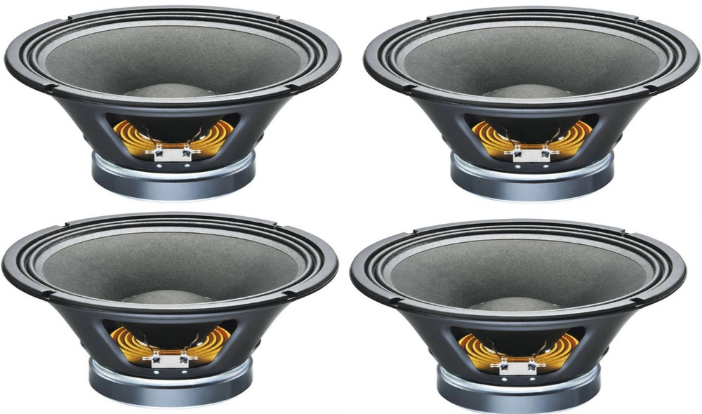4x Celestion TF1225e 12″ pressed steel chassis,ferrite magnet bass/mid driver 8Ω