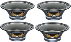 4x Celestion TF1225e 12″ pressed steel chassis,ferrite magnet bass/mid driver 8Ω