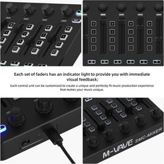 Wireless Midi Controller Mixer, Bluetooth Semi Weighted Professional dynamic …