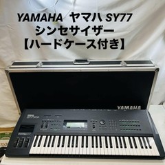 Yamaha SY77 Synthesizer Keyboard 61-Keys Black working sound used Japan