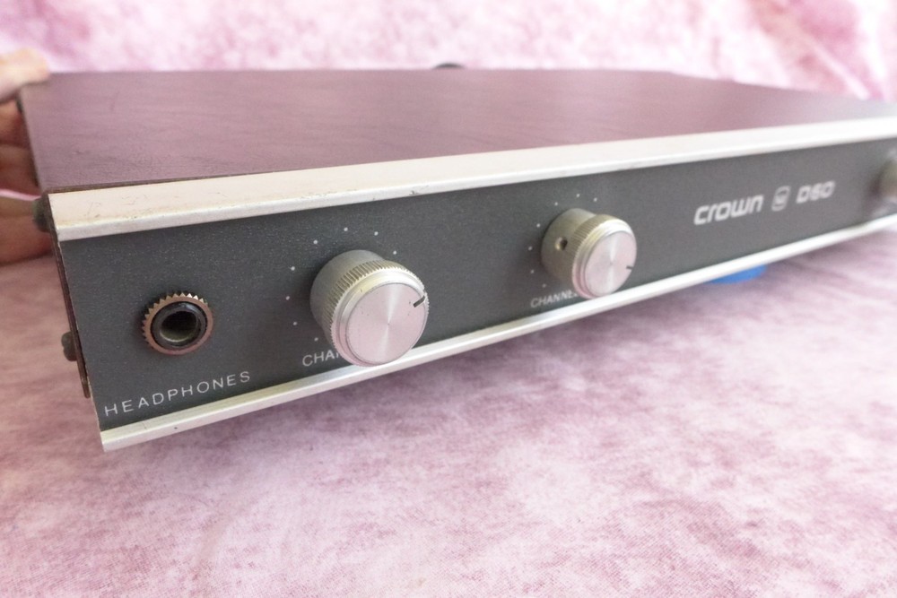 Crown D60 Amplifier Works but FOR PARTS ONLY