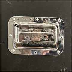 Odyssey Black Pro Equipment Case with Casters and hasp for lock