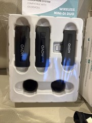 Movo Wireless Mini Duo Microphones for Camera Video Recording 2.4Ghz Transmitter