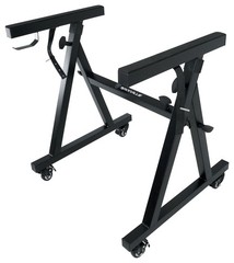 Rockville Z40W Z-Style Keyboard Stand+Wheels+Bag Fits Hammond SK1-73