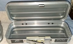 2 Peavey PVM Microphone Hardshell Storage Case With 1 Realistic Mic 33985A