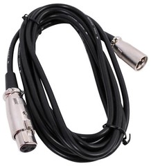 4 Rockville RMM-XLR Dynamic Cardioid Professional Metal Microphones w/XLR Cables