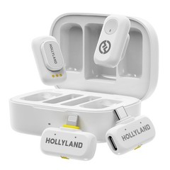Hollyland Lark A1 Wireless Mini Microphone for iPhone & Android, 48kHz/24-bit…
