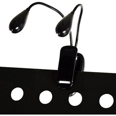 Soarun Music Stand Light/Led Book Reading Light/USB and Compact, Black