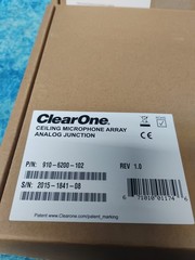 ClearOne Ceiling Microphone Array Analog-X, 1 Array (3 Channels), Bundle, White