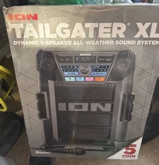ION Tailgater XL 5-Speaker PA System, Bluetooth, FM Radio, 220W