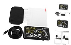 5.5“ Car HUD Head Up Display with OBDII/EUOBD Interface Diagnostic Monitor