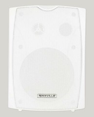 8) Rockville WET-6W 70V 6.5″ IPX55 White Commercial Indoor/Outdoor Wall Speakers