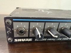 Shure 4-Channel Microphone Mixer SCM268 READ
