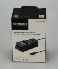 Saramonic SmartRig+ Di 2-Channel Audio Interface w/XLR, 1/4″ & 1/8″ W Lightning