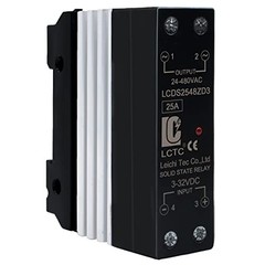 12V Dc SSR 25 DA Solid State Relay DC to AC (Input 3-32V DC Output 24-480V AC)