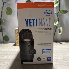 Blue Yeti Nano Premium USB Microphone – Black New In Box