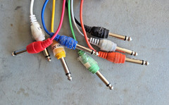 12 Ft – 8 Channel Analog Audio Snake Cable – 8 Phone Plug 1/4″ to 1/4″ /#10