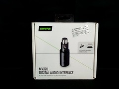 Shure MVX2U Digital Audio Interface XLR to USB Adapter Open Box