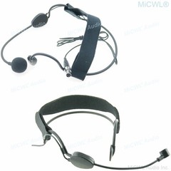 PGA33 Cardioid HeadWorn Headset Condenser Microphone 4-Pin Locking for Shure …