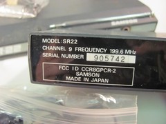 Samson SR22 True Diversity VHF Receiver 190.6 MHz Samson St-2 +more