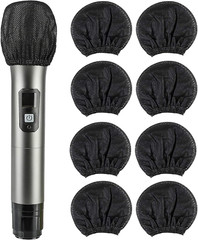 200 Pcs Funda Desechable Para Microfono Microfono De Mano No Tejido Parabrisa.