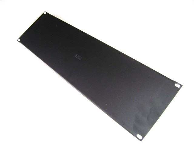 3U (Space) Black Heavy Duty Blank Rack Case Panel 19″ x 5.25″