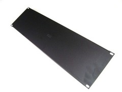 3U (Space) Black Heavy Duty Blank Rack Case Panel 19″ x 5.25″