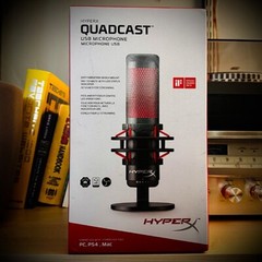 New HyperX QuadCast USB Condenser Gaming Microphone with 3 Year Protection Plan