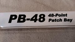 dbx PB-48 Point Patch Bay Black NIB 20-2147V-A