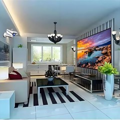 2-Be-Best Mini Projector Wall Mount 360° Rotation 7.8” Length 11 lbs White