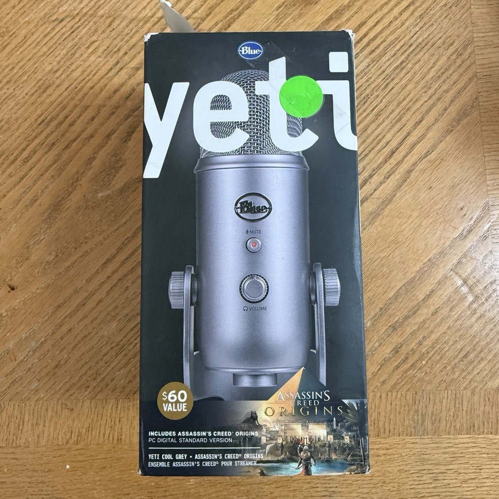 yetti Blue 120 db 16bit 48kHz Microphone Streamer MIC ONLY NO GAME