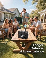 Ultimate Karaoke and DJ Wireless Microphone System: Easy Setup & Unmatched Range